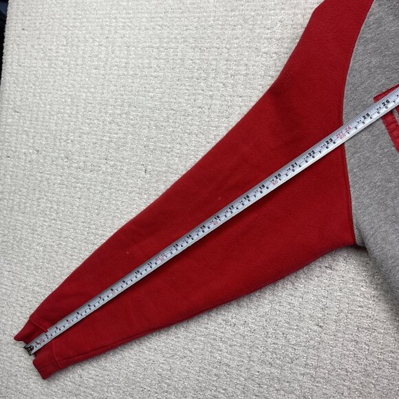 Y2K Montreal Canadiens Grey / Red Hoodie NHL Ice Hockey Pullover Men Sz S VTG - Picture 9 of 12